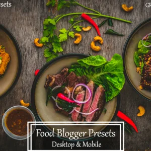 food blogger presets